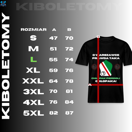 Koszulka "O Warszawce prawda taka..."